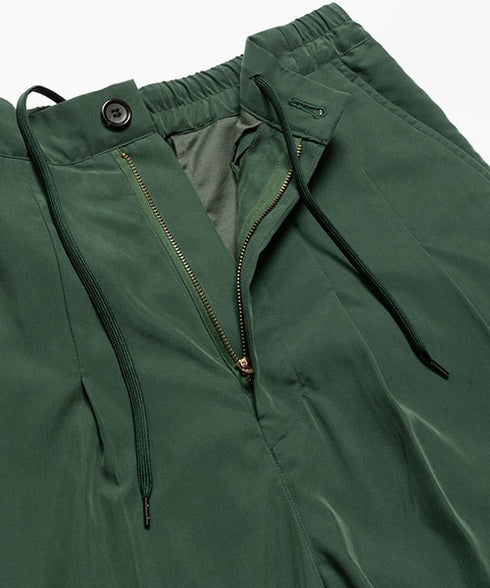 MR.OLIVE /T/R POWDER CLOTH / 2TACK WIDE EASY PANTS ミスターオリーブ/T/Rパウダークロス/2タックワイドイージーパンツ